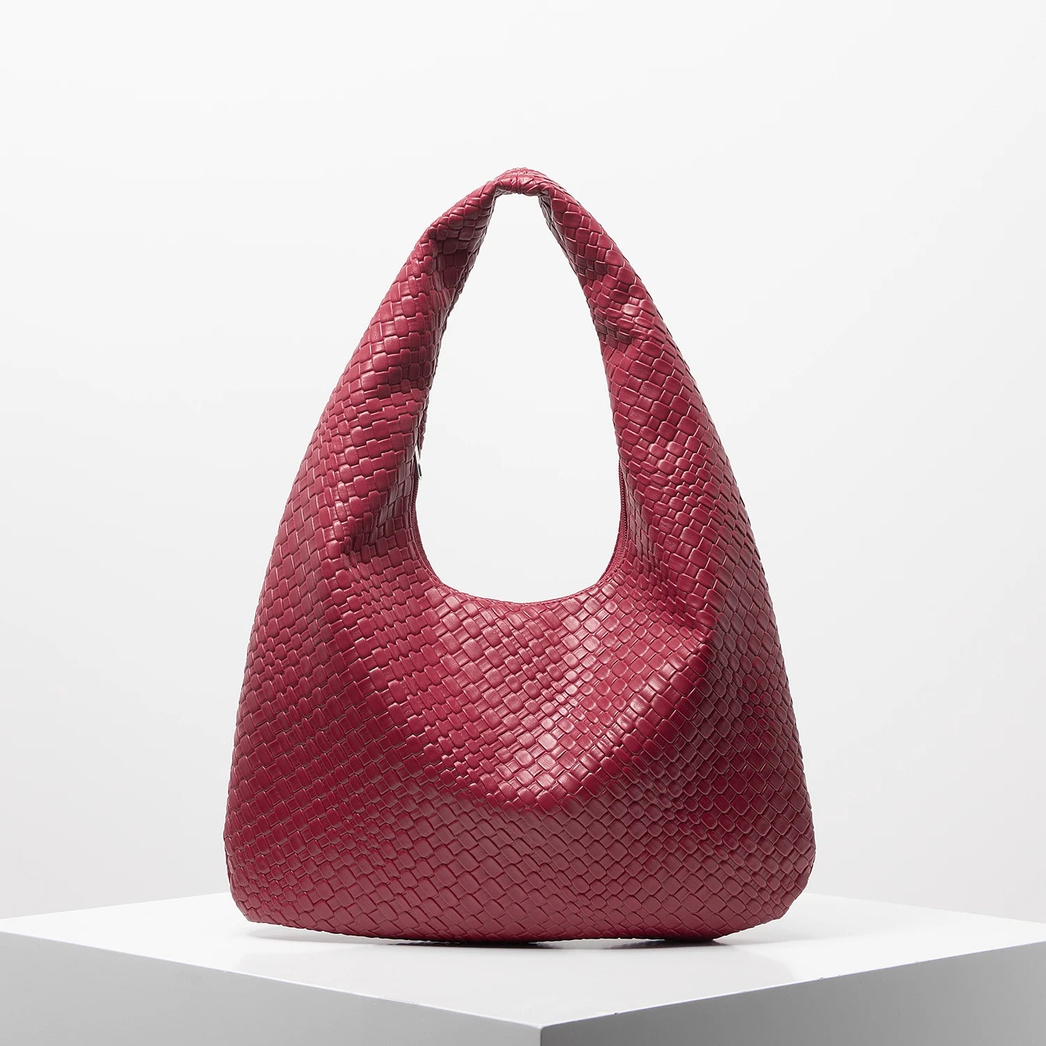 PU Half Moon Shoulder Bag