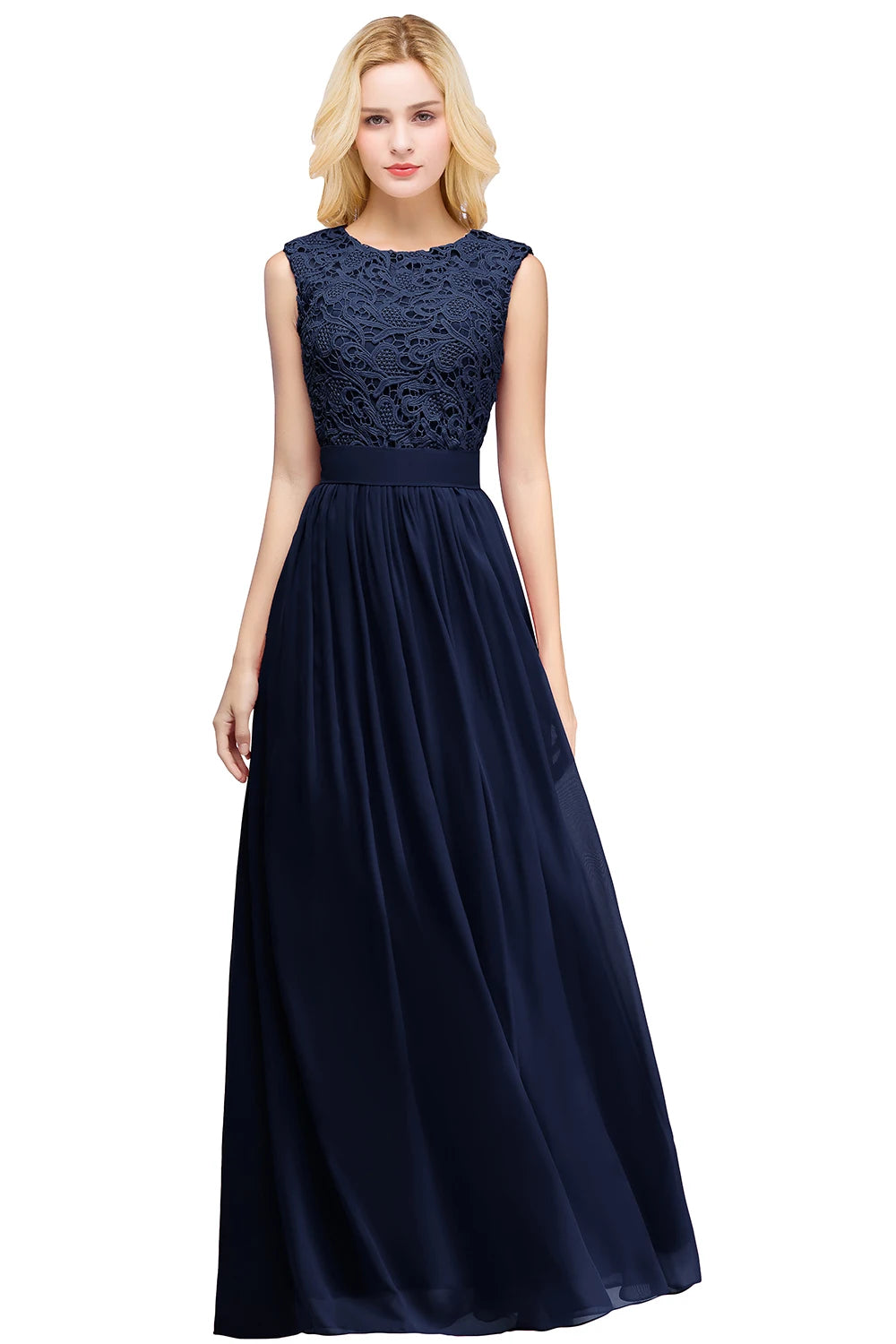 Beaded Chiffon Gown