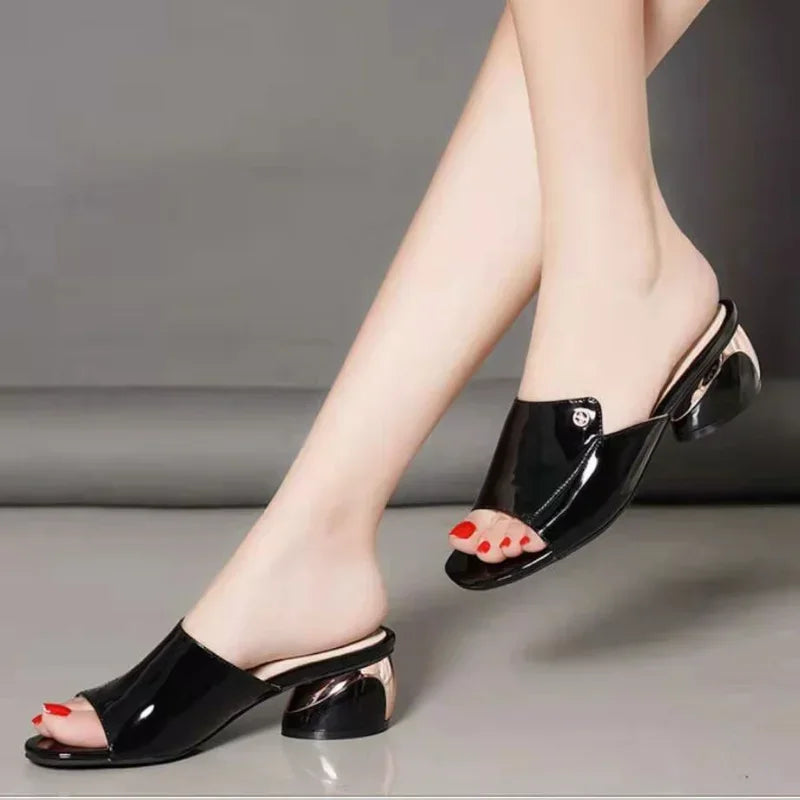 Soft Heeled Summer Sandals