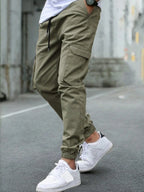 Slim Straight Travel Pants