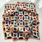 Print Silk Square Neckerchief