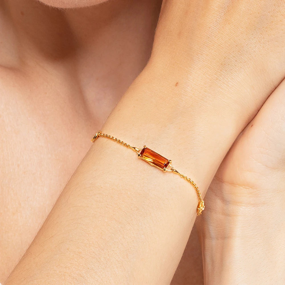Star Moon Silver Bracelet