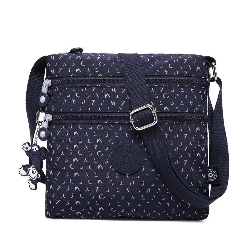 Nylon Shoulder Crossbody Bag