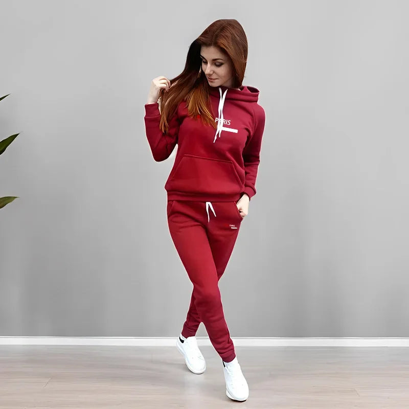 Hooded Tracksuit Set