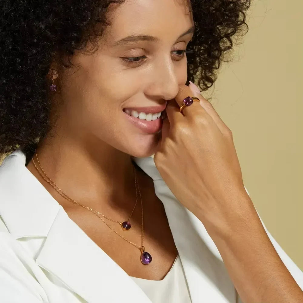 ALLNOEL Colorful Candy Gem Ring