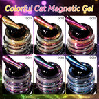 LILYCUTE Colorful Cat Magnetic Nail