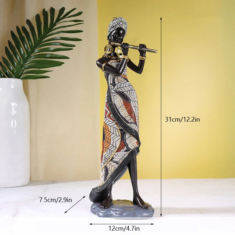 Resin African Women Figurines