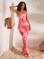 Floral Camisole Maxi Dress