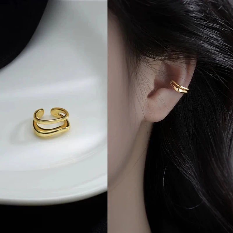 Crystal Clip Ear Cuffs
