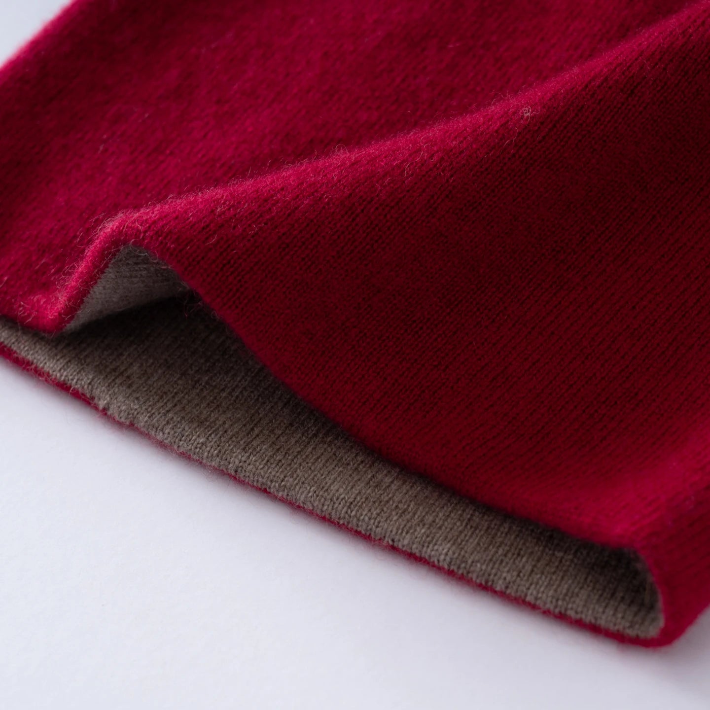 Pure Cashmere Double-Layer Beanie