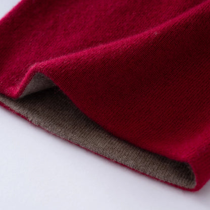 Pure Cashmere Double-Layer Beanie