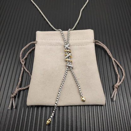 Sterling Silver Tassel Pendant Necklace