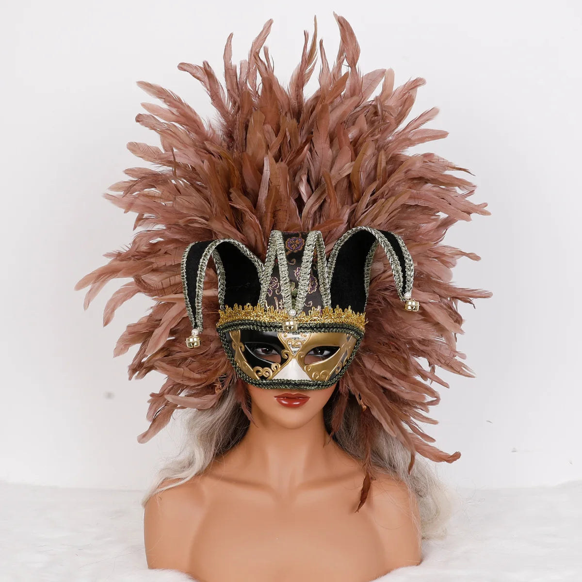 Feather Masquerade Party Mask