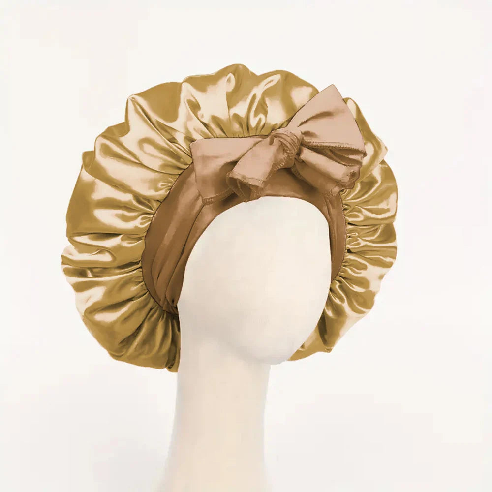 Adjustable Satin Sleep Bonnet