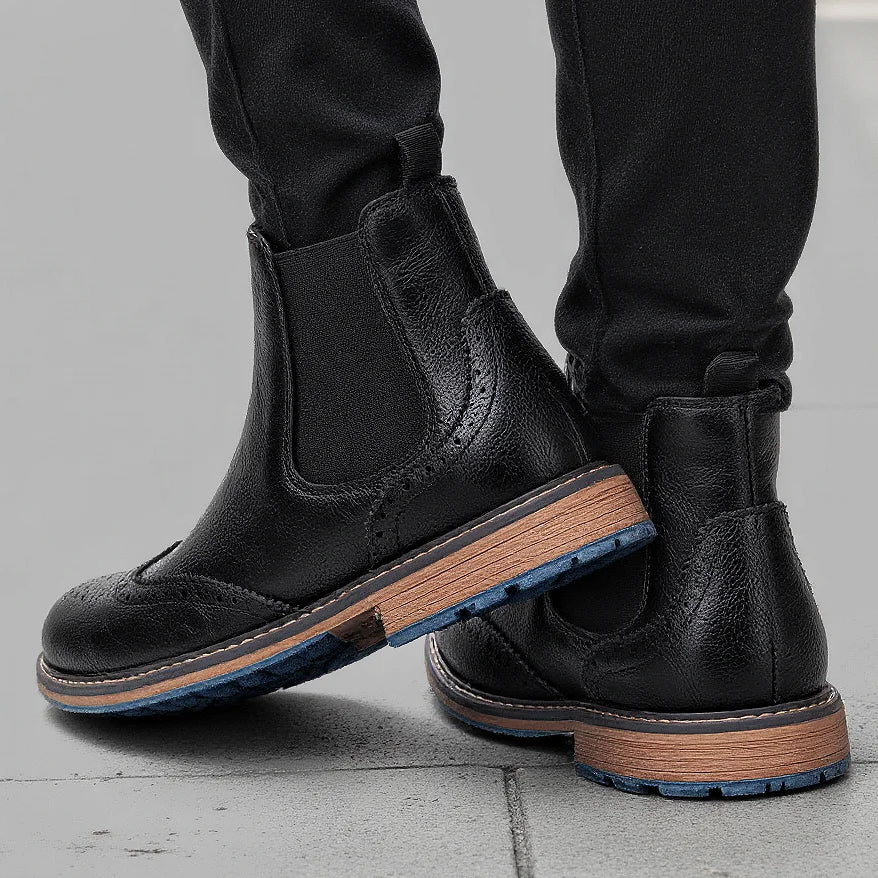 Brogue Chelsea American Leather Boots