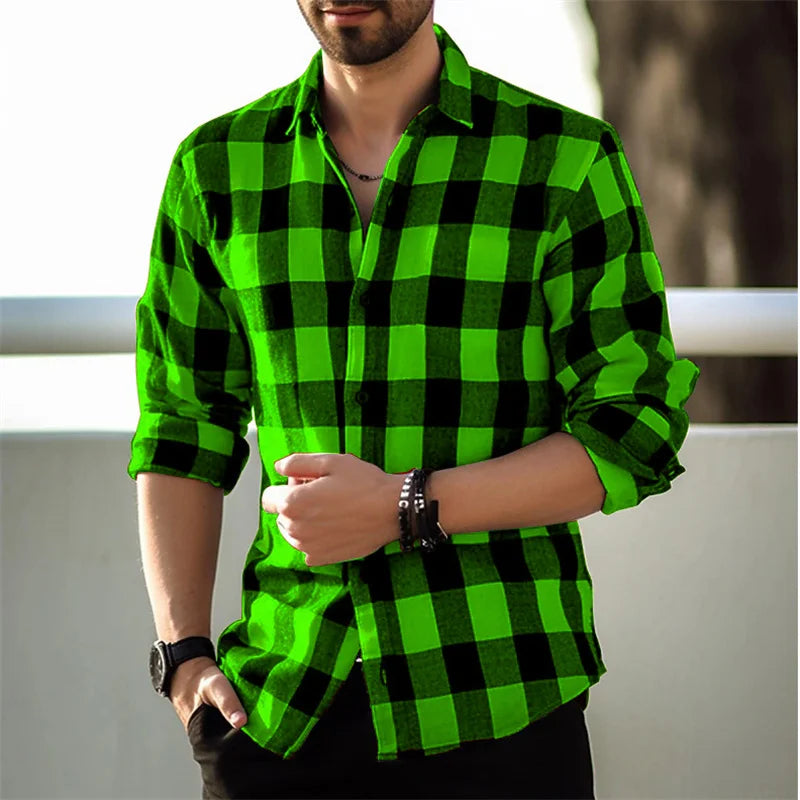 Summer Button Lapel Shirt