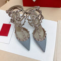 Lace-Up Ankle-Strap Sandals