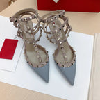 Lace-Up Ankle-Strap Sandals