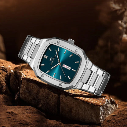 Men’s Square Quartz Wristwatch