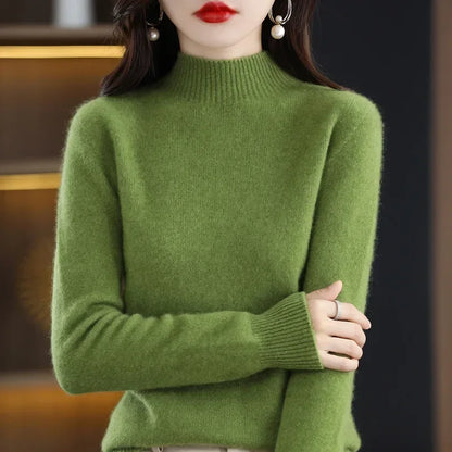 Basic Half-High Collar Sweater