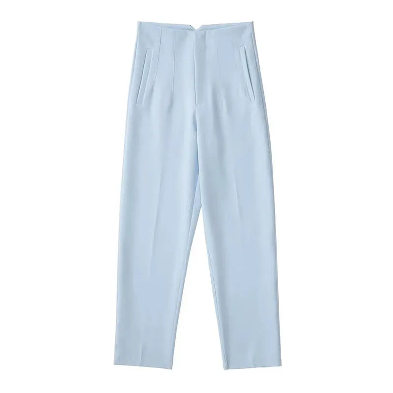 High Waist Slim Pencil Pants