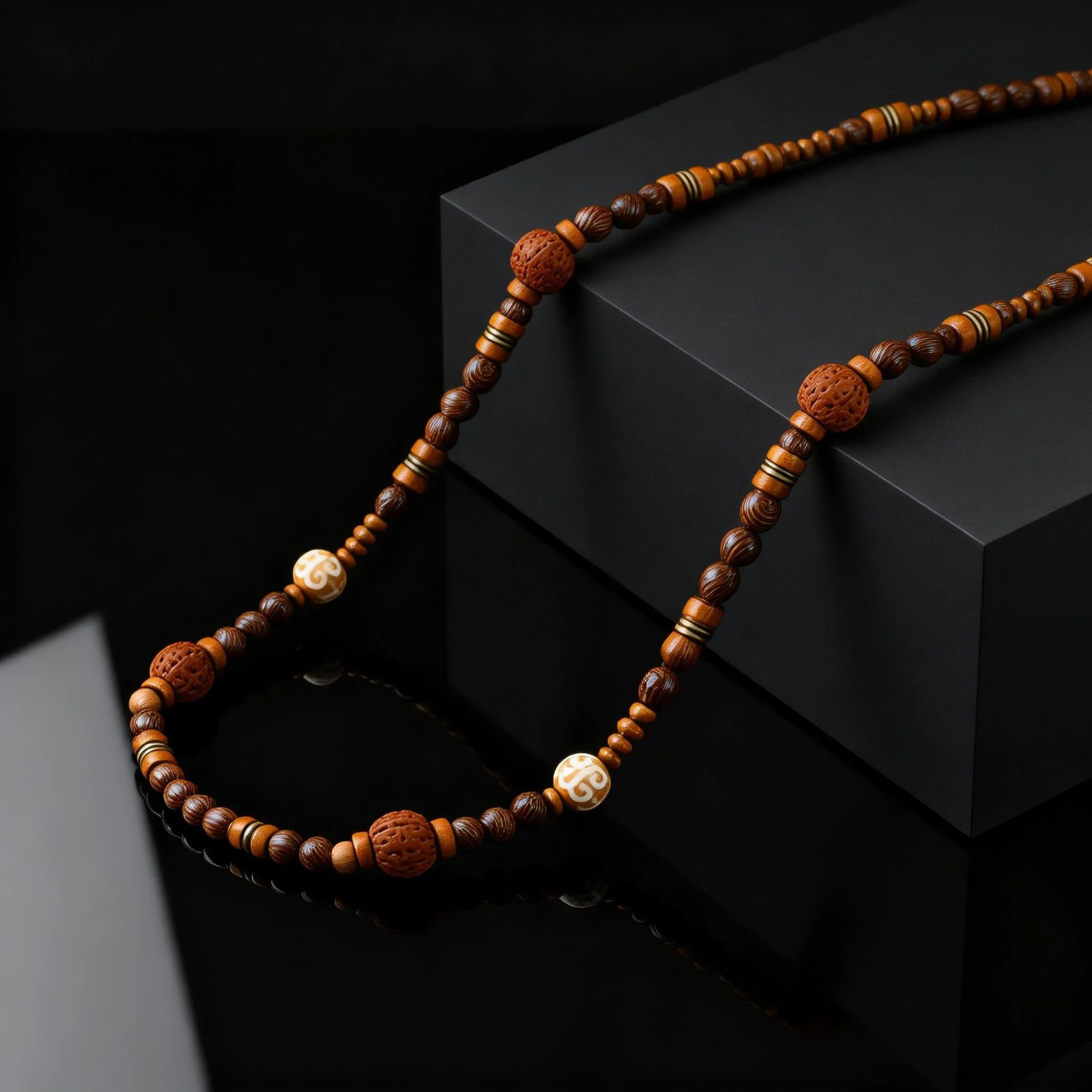 Prjewel Walnut Wood Necklace