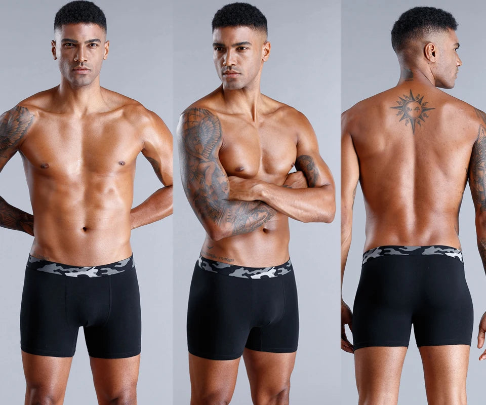 Cotton Boxers Underwear Sexy Print