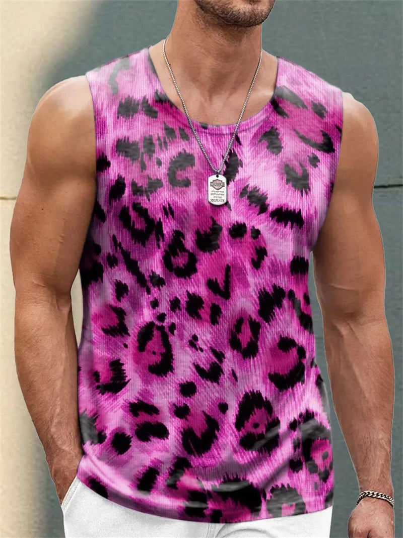Leopard Print Streetwear Tank Top