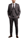 Linen Three-Piece Notch-Lapel Suit
