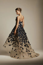 Appliqued Sweetheart Ball Gown