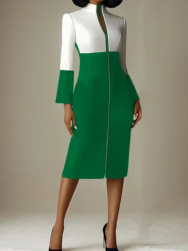 Women's V-neck Bodycon Dress