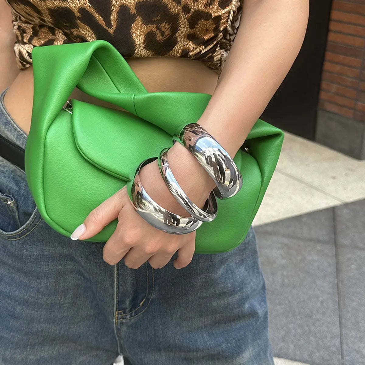 Punk Metal Bangle Set