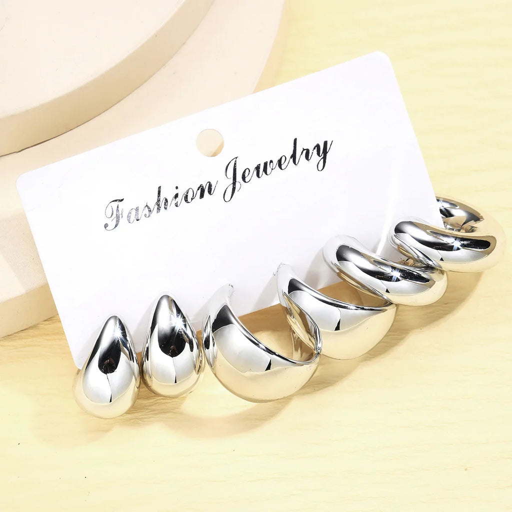 Chunky Gold Hoop Earrings