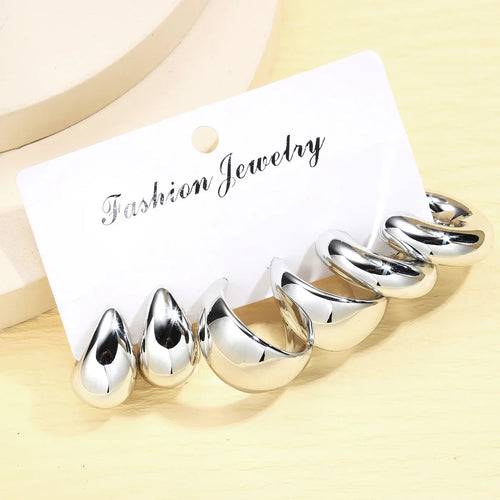 Chunky Gold Hoop Earrings