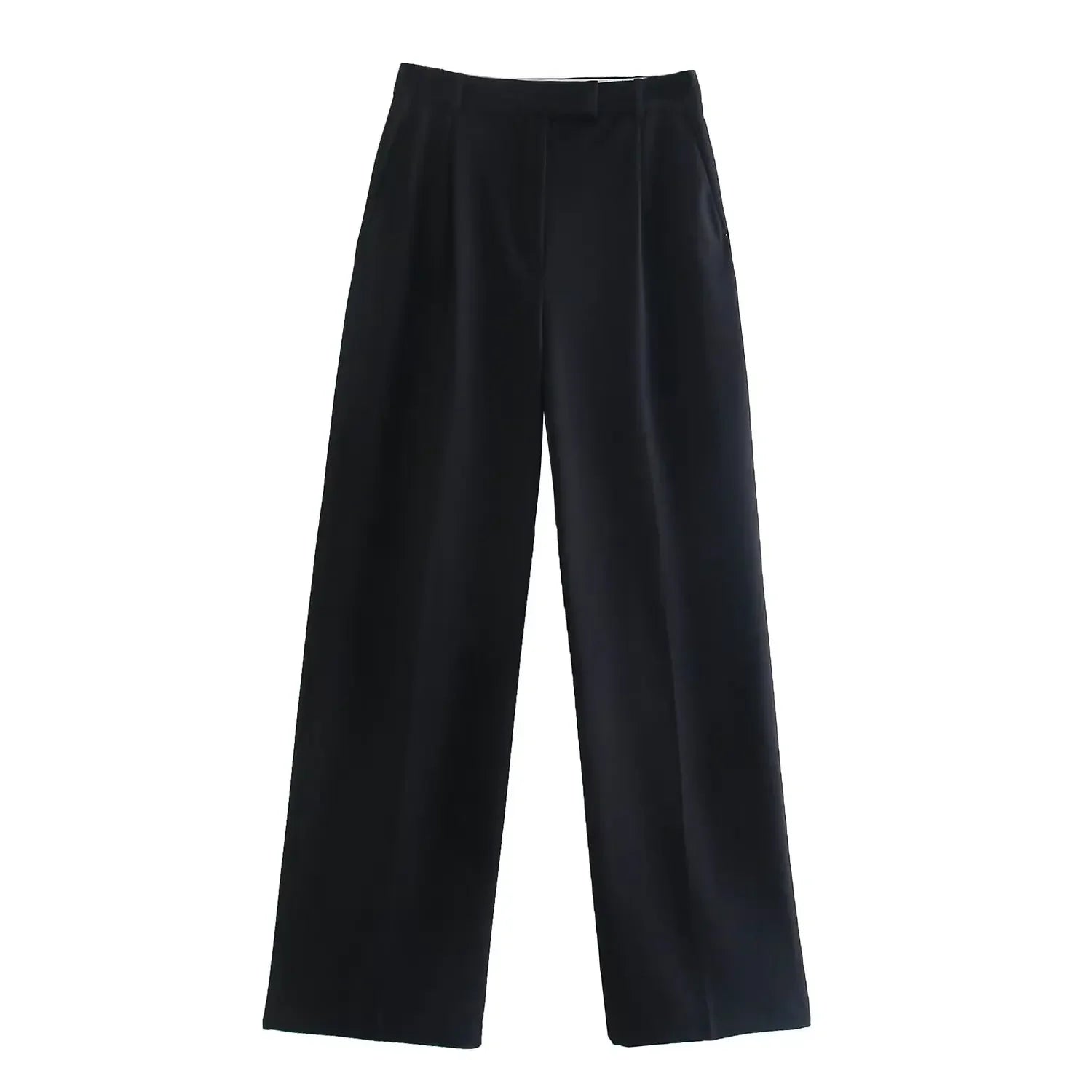 High Waist Straight Casual Pants