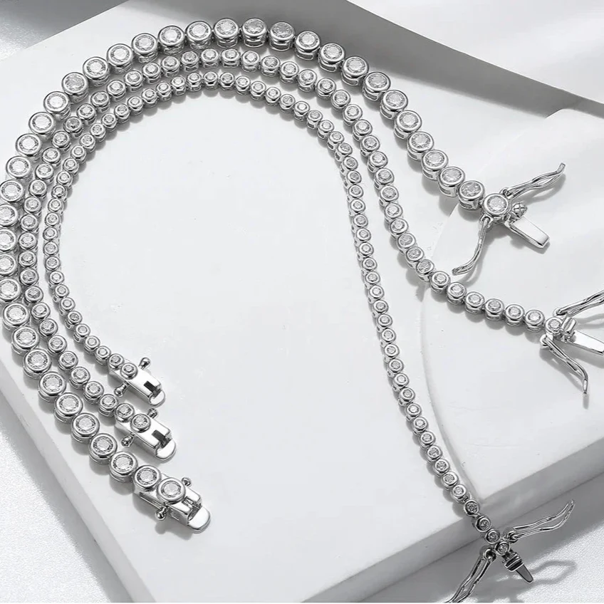 Sterling Silver Tennis Bracelet