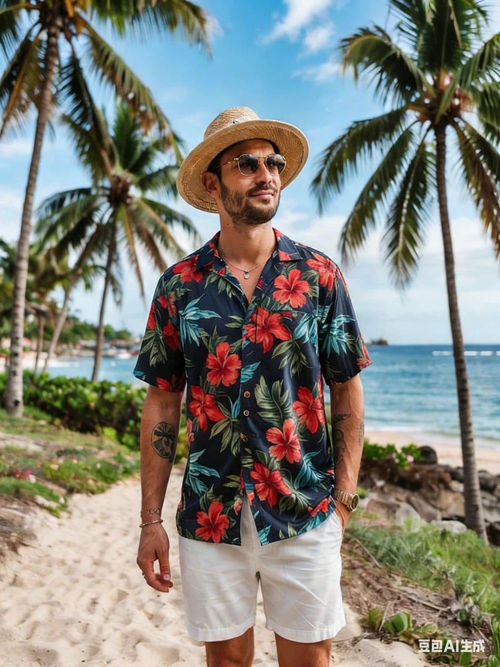 Summer Print Casual Shirt
