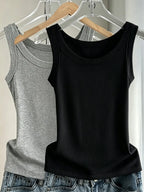Everyday Knit Solid Tank Top