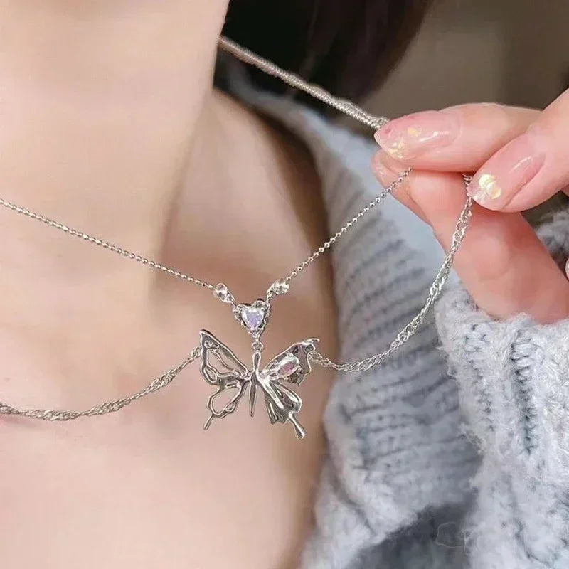 Butterfly Pendant Necklace