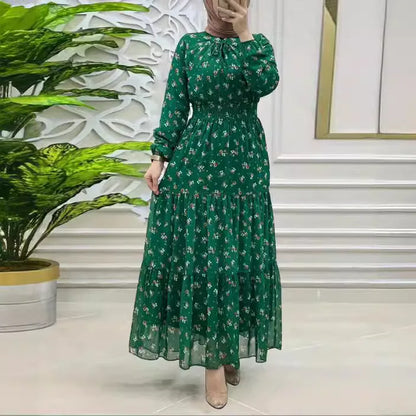 Long Robe Floral Dress