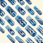 set Medium long fake nails