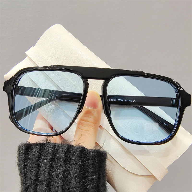 Sporty Vintage Frame Glasses