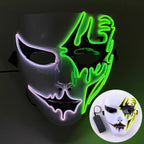 Glowing EL Wire Party Mask