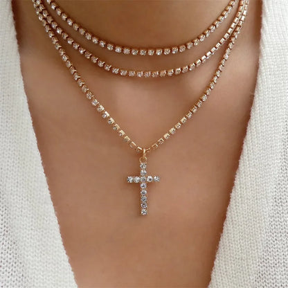 Multilevel Hip Hop Necklace