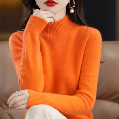 Basic Half-High Collar Sweater