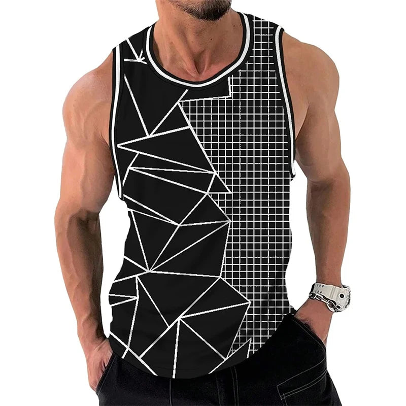Retro Streetwear Graphic Tank Top