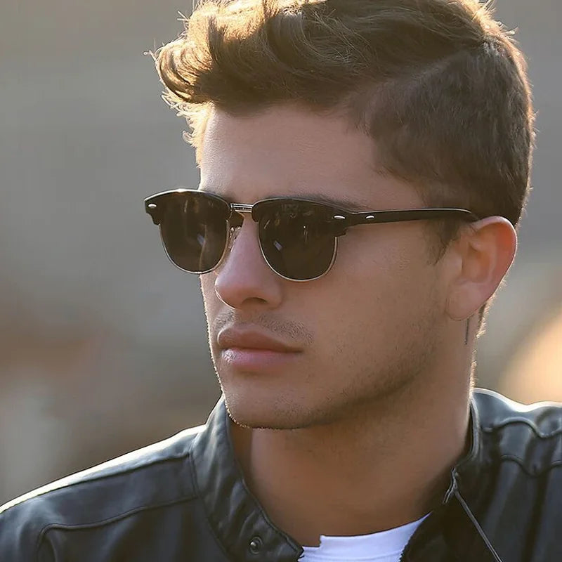 Retro square sunglasses