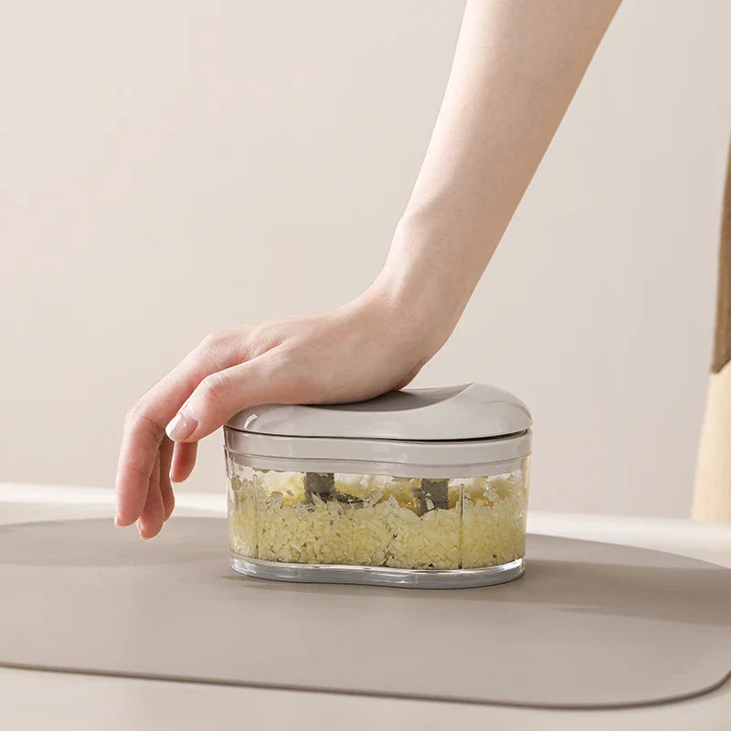 Hand-Pushed Manual Garlic Cutter