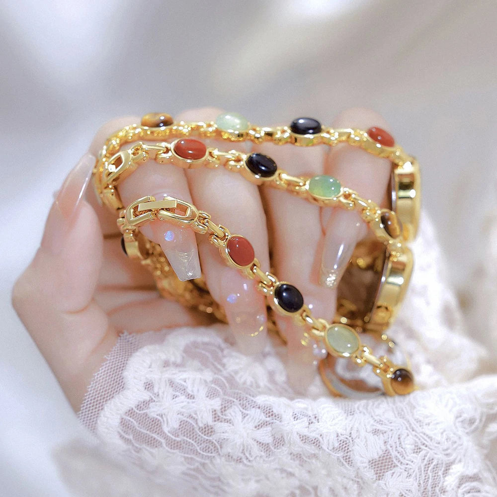 Jade Oval Watch