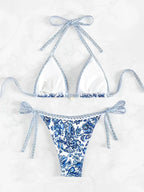 Halter String Bikini Set